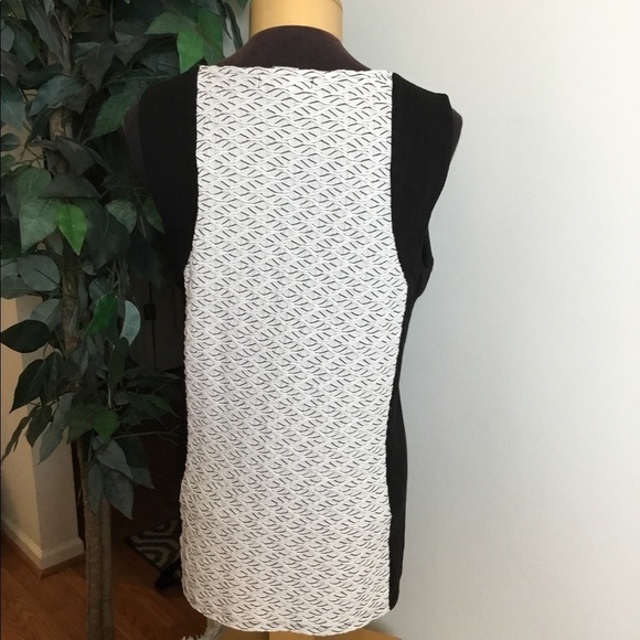 LIZ Claiborne black white large Tank - Picture 2 of 16